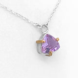 Amethyst Prongs Necklace