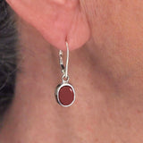 Carnelian Dangle earrings