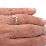 Textured Coral Ring (size 6 1/2)