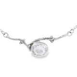 Crystal Quartz Branch Necklace