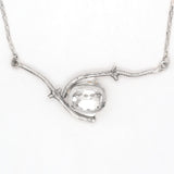 Crystal Quartz Branch Necklace