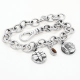 Goddess Demeter Spanish Link Chain Bracelet