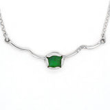 Emerald & diamonds Necklace