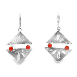 Dangle Carnelian Split earrings