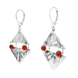 Dangle Carnelian Split earrings