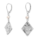 Diamond Shape Mother of Pearls earrings