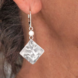 Diamond Shape Mother of Pearls earrings