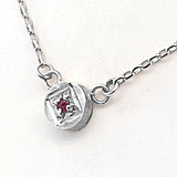Full Moon Ruby Necklace