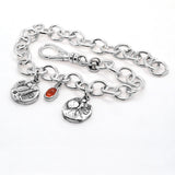 Goddess Athena Spanish Link Chain Bracelet