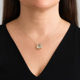 Green Amethyst Prongs Necklace