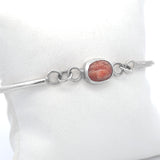 Indian Sunstone Split Coil Bracelet