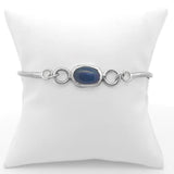 Iolite Split Coil Bracelet