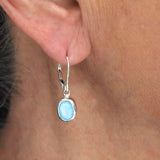 Larimar Dangle earrings