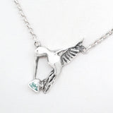 Lilly the Humming Bird Necklace