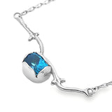 Lodon Topaz Branch Necklace