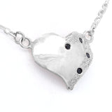 Midnight Heart Necklace