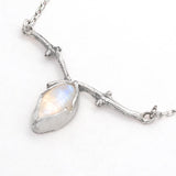 Moonstone Branch Necklace