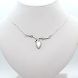 Moonstone Branch Necklace