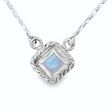 Rainbow Moonstone Necklace