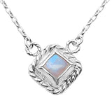Rainbow Moonstone Necklace