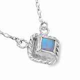 Rainbow Moonstone Necklace