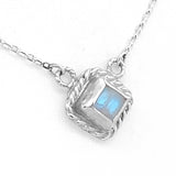 Rainbow Moonstone Necklace