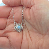 Rainbow Moonstone Necklace