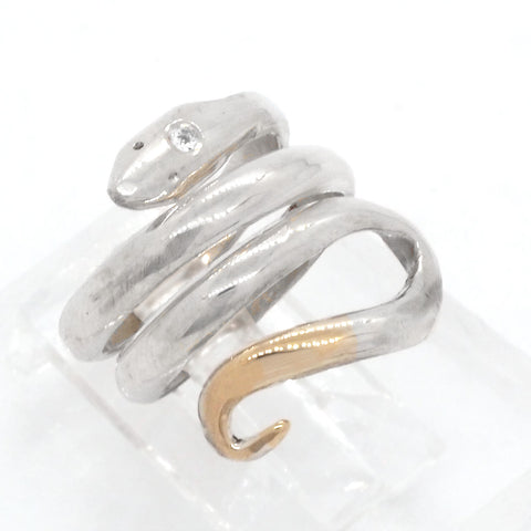 Snake with Sapphire Ring (size 4 1/2)