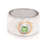 Green Sapphire Ring (size 7)