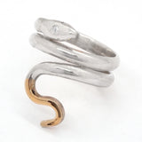 Snake with Sapphire Ring (size 7)