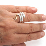 Snake with Sapphire Ring (size 7)