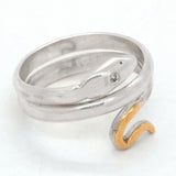 Snake with Sapphire Ring (size 8 1/2)