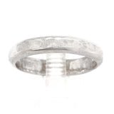 Half-Round Hammered Ring Band (size 9)