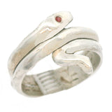 Snake with Ruby Ring (size 8)