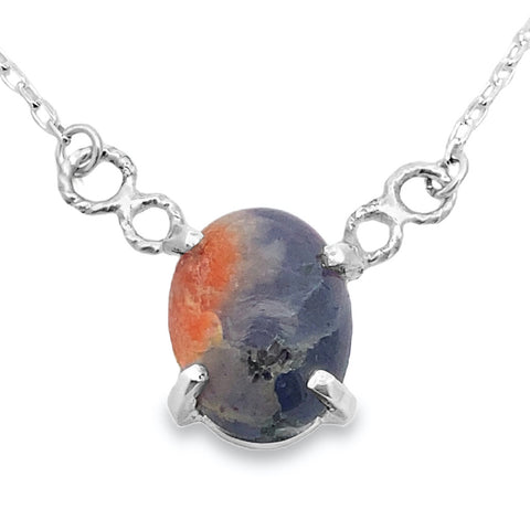 Iolite Sunstone Necklace