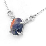 Iolite Sunstone Necklace
