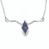 Tanzanite Cabochon Necklace