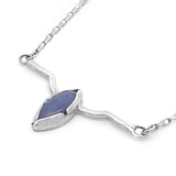 Tanzanite Cabochon Necklace