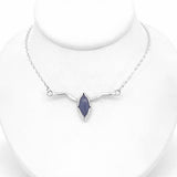 Tanzanite Cabochon Necklace