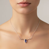 Tanzanite Cabochon Necklace