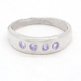 Tanzanite Row Ring (size 7 1/2)