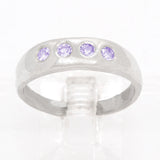 Tanzanite Row Ring (size 7 1/2)