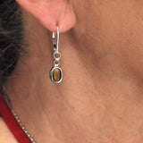 Tiger-eye Dangle earrings
