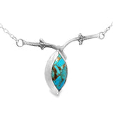 Turquoise Branch Necklace