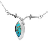 Turquoise Branch Necklace