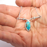 Turquoise Branch Necklace