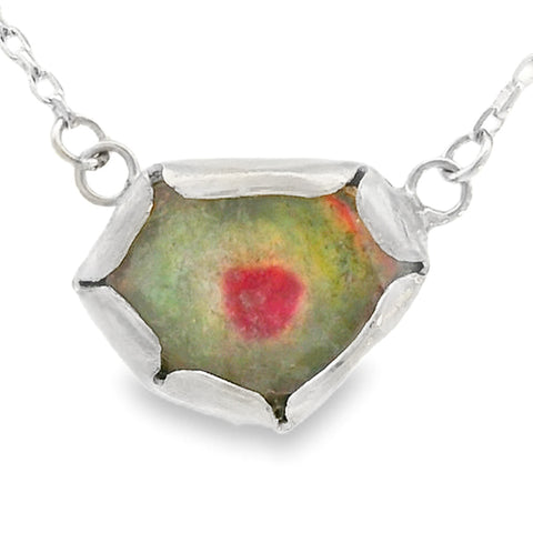 Wateremelon Tourmaline Necklace