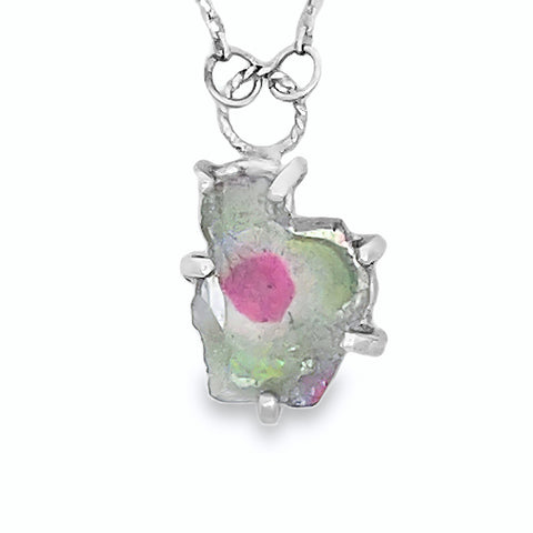 Wateremelon Tourmaline Necklace