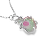 Wateremelon Tourmaline Necklace