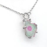 Wateremelon Tourmaline Necklace